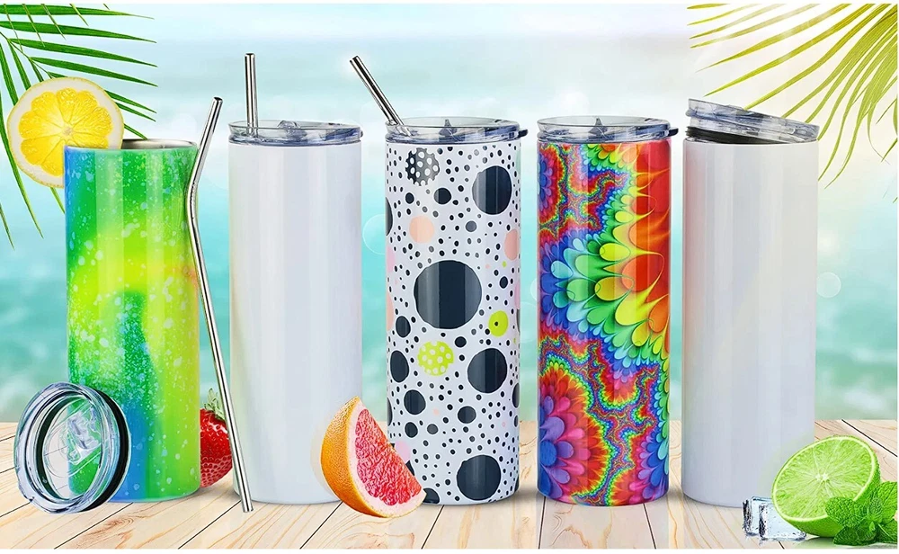 Tumbler 20oz LOVE | Customizable | 2 Metal straw | Glow in the Dark