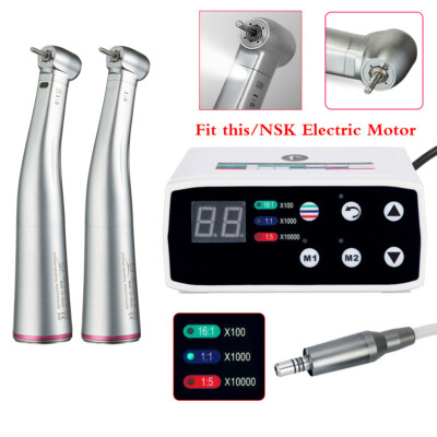 Electric Dental Brushless LED Micro Motor 1:5 Increasing Low Speed Handpiece USA
