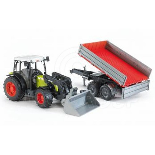 Bruder Toys 02112 Pro Series CLAAS NECTIS 267F Tractor & Trailer Toy Model 1:16