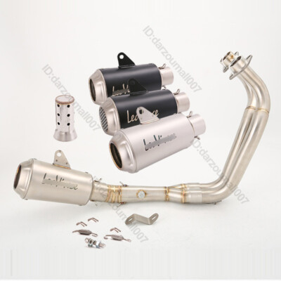 Slip On For Yamaha YZF R7 MT07 2022 2023 Full System Exhaust Muffler Header Pipe