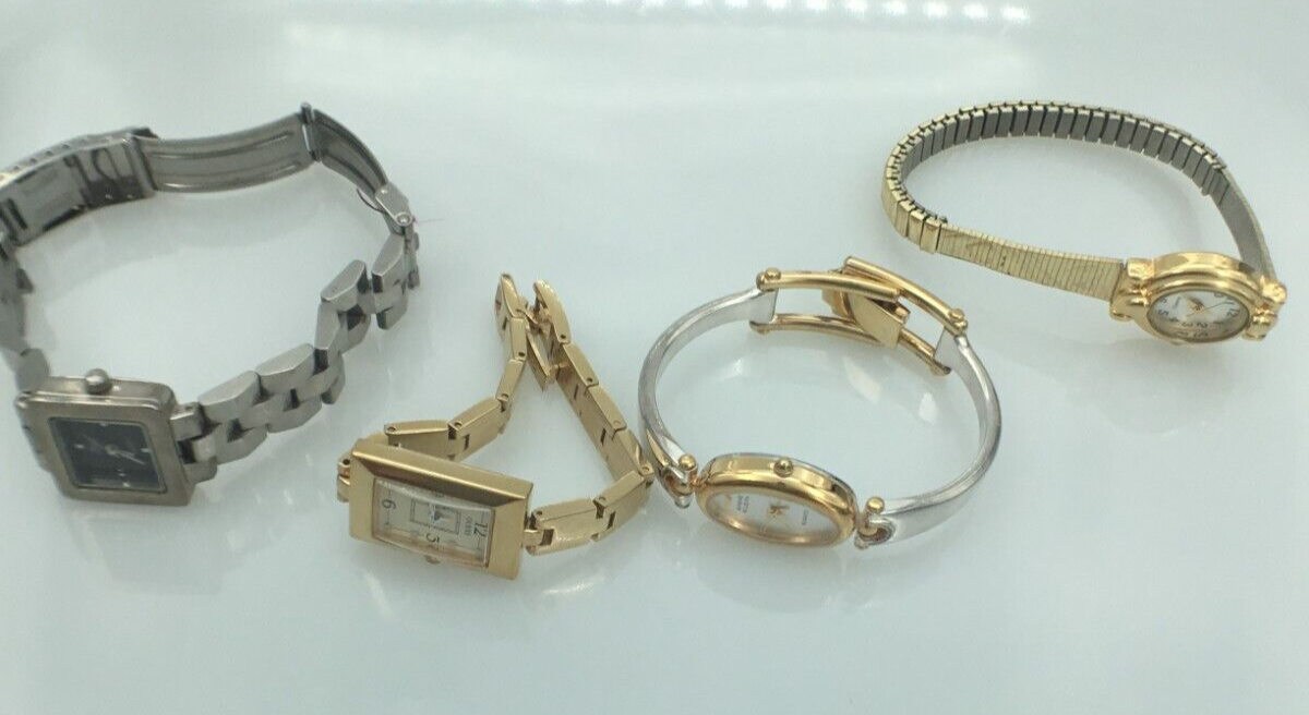 Lot of 4 Vintage Ladies Quartz Anne Klein, Guess, Swiss  display picture 1