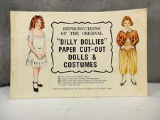 Merrimack Pub.,  Reproductions "Dilly Dollies" Paper Cut-Outs,  Uncut