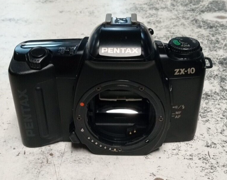 Pentax Zx-10 Film Camera Body Only Mf Af Flash | eBay Pentax Zx-10 Film Camera Body Only Mf Af Flash | eBay
