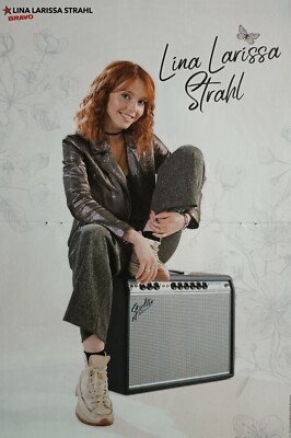 LINA LARISSA STRAHL - A3 Poster (42 x 28 cm) - Fan Sammlung BRAVO Zeitschrift