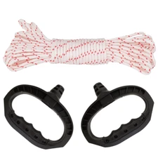 Starter Rope Pull Cord 5.5 mm x 10m (30Feet) w 2x Handle for Snowblower MTD B&S