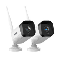 ANNKE 2x 3MP Wireless Outdoor CCTV Security Camera Two Way Audio Human Detection