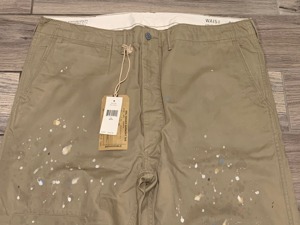 Bnwts RRL Ralph Lauren Mens Field Distressed Twill Pants Sz Bnwts RRL Ralph Lauren Mens Field Distressed Twill Pants Sz
