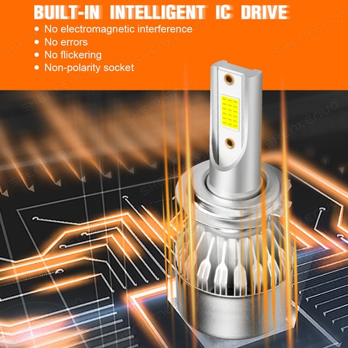 Combo LED Headlight Fog Light Bulbs Kit White For BMW 328i 325xi 330xi 2002-2006 - Picture 5 of 18