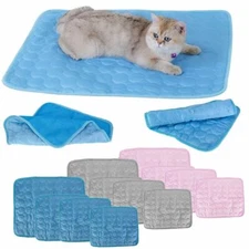 Pet Cooling Mat Cool Pad Comfortable Cushion Bed Blanket for Dog Cat Puppy 2022