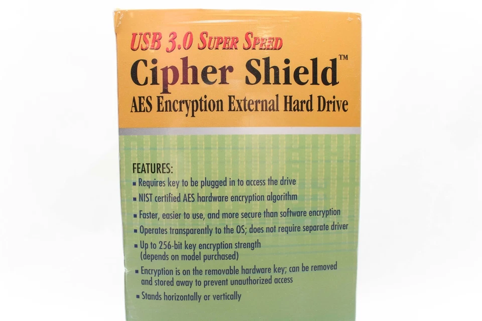 2TB BUSlink CipherShield AES 512-bit Key USB 3.0 eSATA SSD Desktop Drive - Image 4 of 4