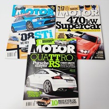 Motor Magazine Bundle Lot 2007 2008 2009 Porsche Walkinshaw Muscle Cars x3