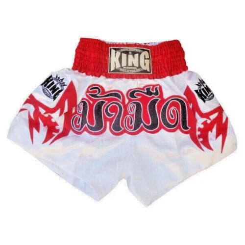 KING PROFESSIONAL MUAY THAI KICK BOXING XL XXL TRUNKS SHORTS HERGESTELLT IN THAILAND - Bild 11 von 13