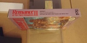 Romance of the Three Kingdoms II NES Game and Box