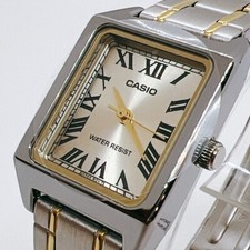 Casio LTP-V007SG-9B Stainless Steel Quartz 100M Woman Metal Wrist Watch No Box