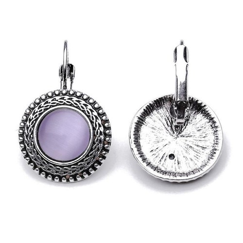 Exaggeration Cat Eye Buckle Earrings Fashion Attractive Alloy Bohemian Style FB - Picture 11 of 15