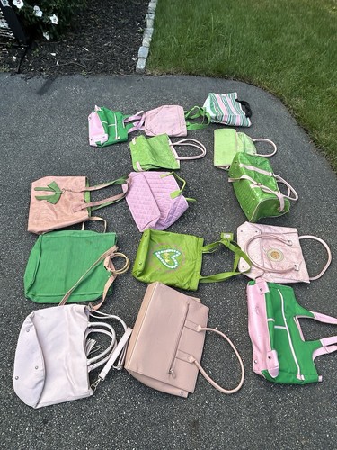 Alpha Kappa Alpha AKA Sorority lotto di 14 borse, tote, borsone L, hobo. Aka Rara - Foto 16 di 17