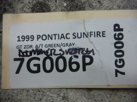 1999 PONTIAC SUNFIRE GT COUPE INSTRUMENT DIMMER SWITCH OEM 1995 1996 1997 1998 - Foto 10 di 10