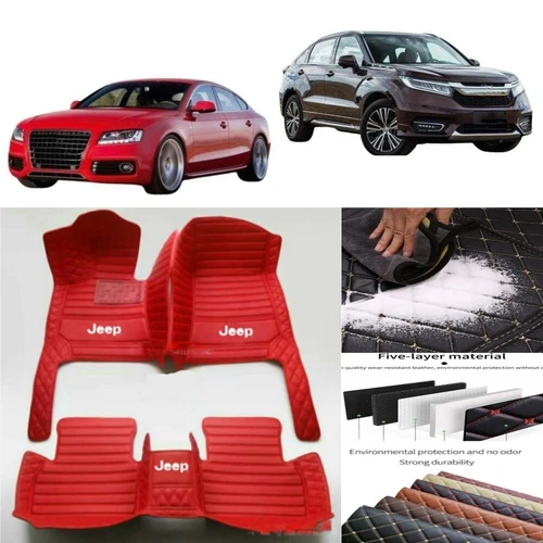 For Jeep All Models Custom Car Floor Mats Carpets Liner All Weather Waterproof - Imagen 29 de 37