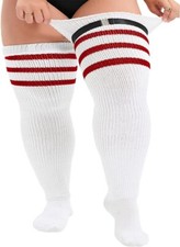 Plus Size Thigh High Socks for Thick Highs Extra Long Leg Warmers
