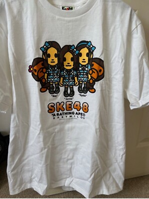A BATHING APE SKE48 Tシャツ エイプ A BATHING APE - APE BAPE KAWS SKE48 tシャツ アイドル 限定