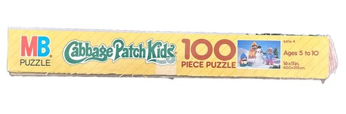 Vintage 1984 Cabbage Patch Kids 100pc Jigsaw Puzzle Winter Scene 100% Complete - Picture 6 of 6