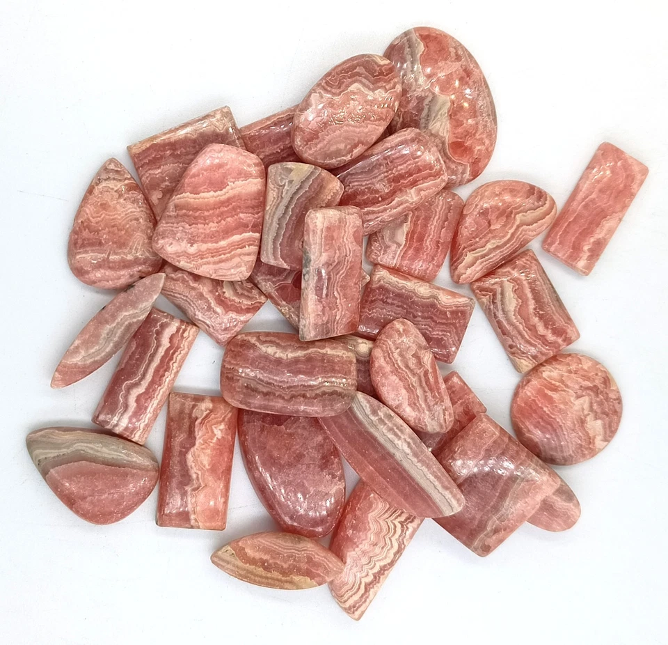 Natural Rhodochrosite Cabochon Loose Gemstone Foe Making Jewelry 71599 - Image 3 of 4
