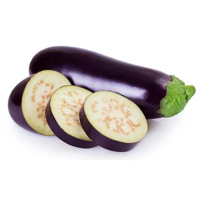 BACK TO NATURE SEED COMPANY Black Beauty Eggplant - Seeds - Organic - Non Gmo - Heirloom Seeds