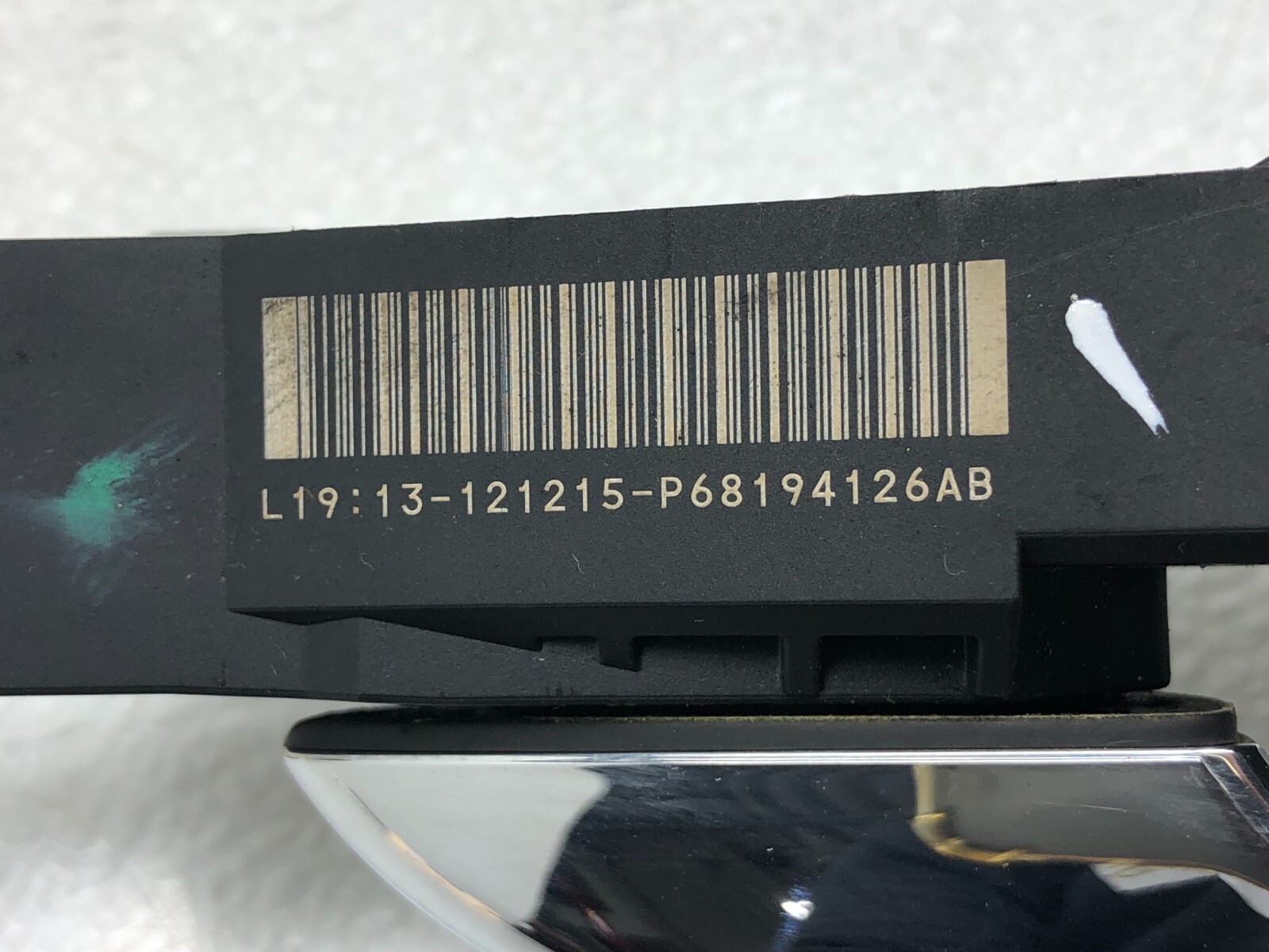 2014-2019 MASERATI GHIBLI SQ4 LEFT DRIVER REAR EXTERIOR DOOR HANDLE OEM.