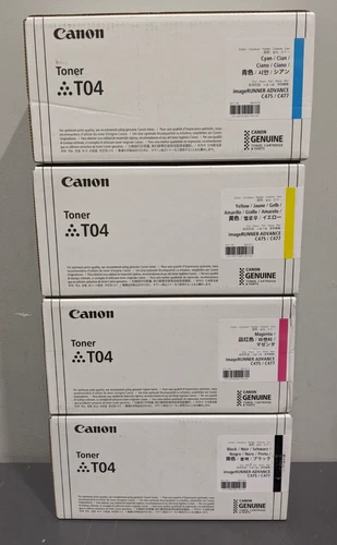Canon Genuine Toner Set T04 imageRUNNER ADVANCE C475/C477 CMYK