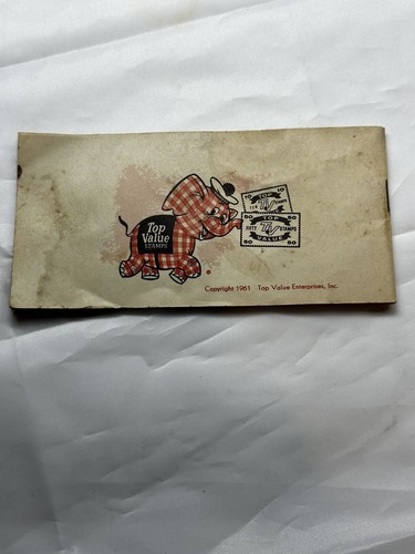 Vintage New Top Value Trading Stamp Book Purse Size, Never Used/ Near Mint, - Picture 2 of 9
