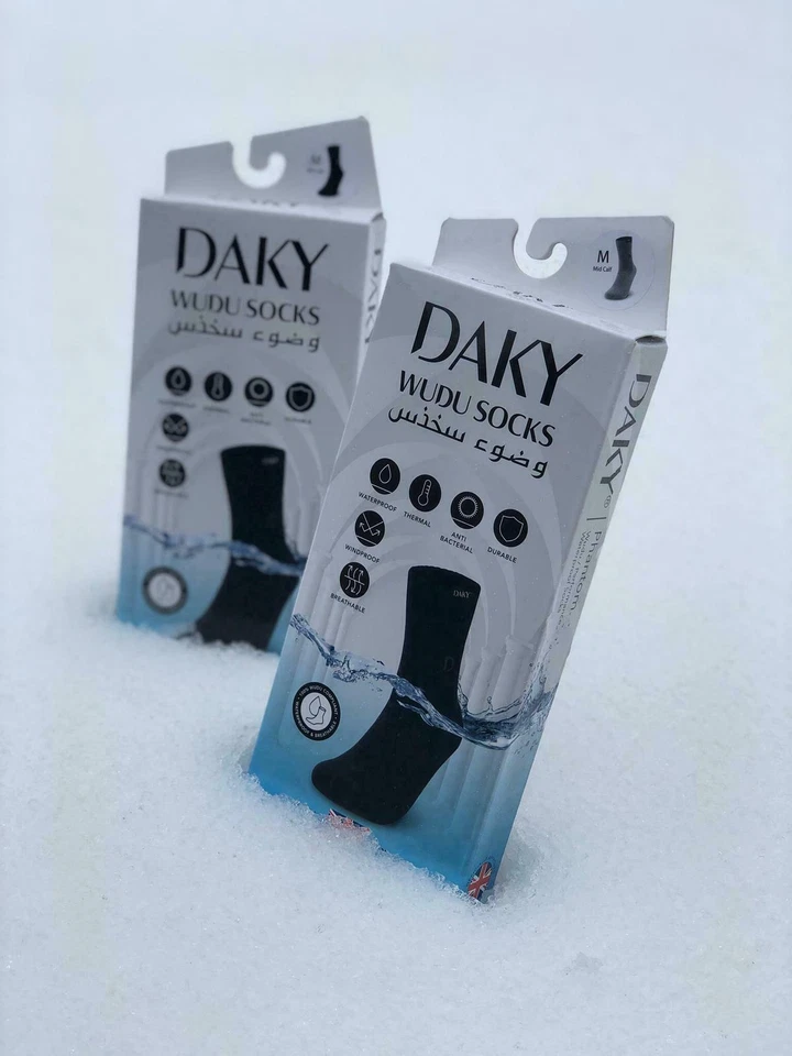 WATERPROOF SOCKS - WUDU / WUDHU MASAH PERFORMANCE SOCKS (PHANTOM X) - Image 4 of 4