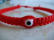 EVIL EYE BRACELET Red String Surfer Good Luck Protection Men Women Adjustable