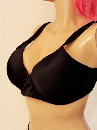 Leading Lady 5028 Black Seamless Underwire Bra - 54F - Picture 2 of 4