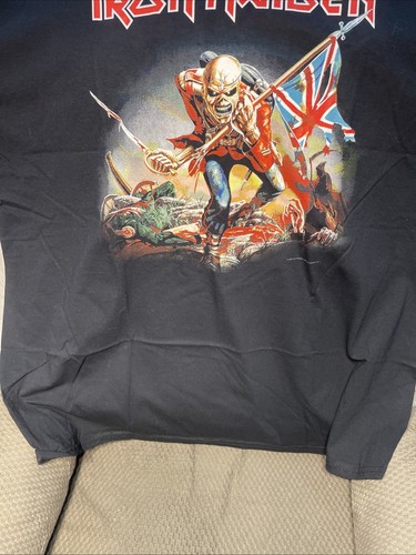 Camiseta Iron Maiden The Trooper Negra Mercancía Global Adulto XXL (Nueva) - Imagen 6 de 6