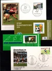 = GERMANY - 2 FDC + 2 BOOKLETS - SPORTS - SOCCER - ARCHITECTURE