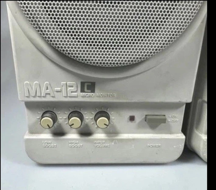 ⭐️Pair of Roland MA-12C Stereo Micro Monitor Speakers w/ Cables⭐️Tested Works⭐️ - Image 3 of 4