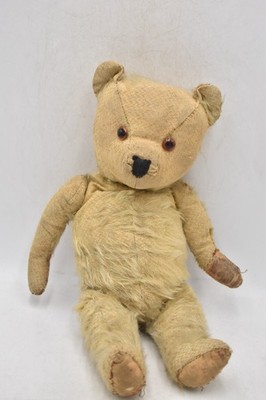 Vintage 40er Jahre englischer Mohair Teddybär evtl. Chad Valley 34 cm verbunden