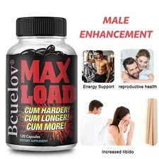 Max Load Increase Male Muscle Strength Contains L Arginine 120 Capsules Non GMO