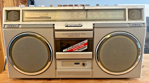 Vintage Panasonic Boombox RX-5030 AM / FM Radio Cassette Boom Box Portable