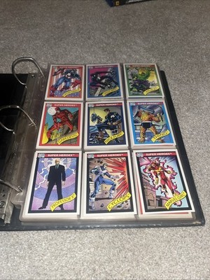 1990 Marvel Comics Super Heroes Card Set #1-162 Plus More Extra Card Lines NM