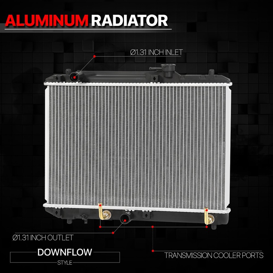 Aluminum Core Cooling Radiator OE Replacement for 99-02 Suzuki Esteem ...