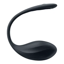 Satisfyer Ribbed Petal Connect App - Wearable Couple Vibrator - Black