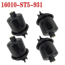 4X Fuel Filter Fit Acura Integra Honda Civic Accord #16010-ST5-931/16010-ST5-E02