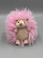 FAO Schwarz Sparklers Pink Hedgehog Plush 6  Glitter Stuffed Animal Toy