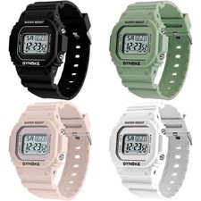 Women Men Outdoor Sport Watch Digital Watch Waterproof Back Light LED Watch Gift