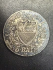 1828 BEL 5 Batzen Canton of Vaud Switzerland Silver .670  Lot 4115