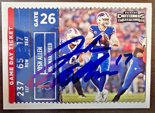 2022 Panini Contenders - Josh Allen Autograph Signed Buffalo Bills