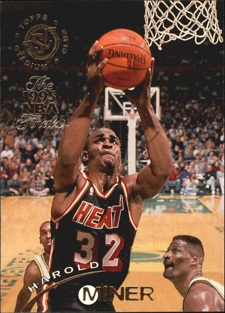 Harold Miner trading card