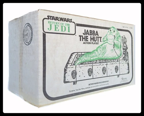 RARE MINT FACTORY SEALED VINTAGE STAR WARS SEARS LINE ART JABBA THE HUTT PLAYSET