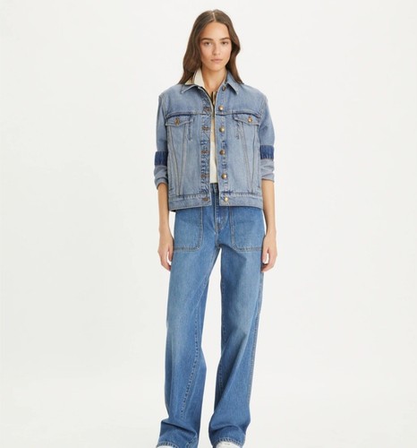 Tory Burch DENIM JACKET WITH POCKETS Size 6 - Picture 16 of 17